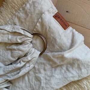 WildBird Natural Linen Ring Sling
